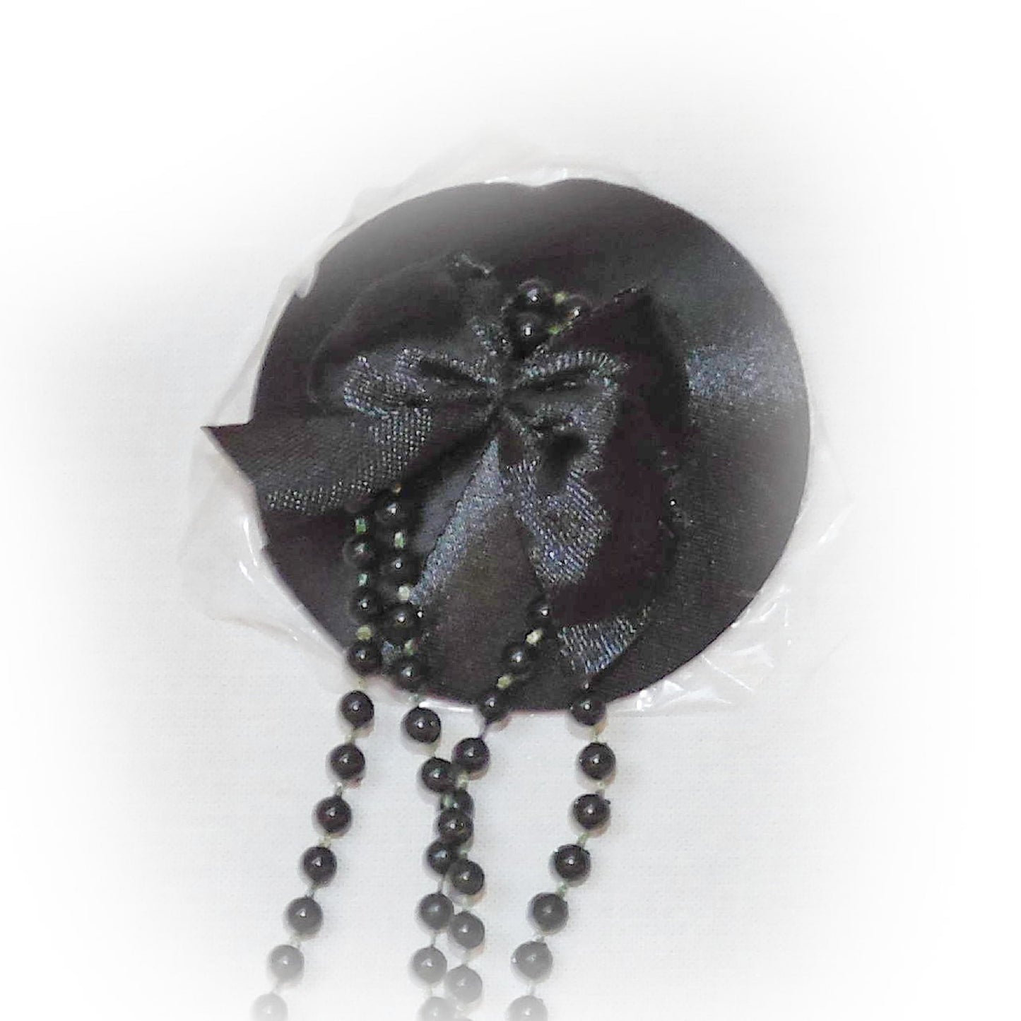 Nippelcover Rund Schwarz Kette