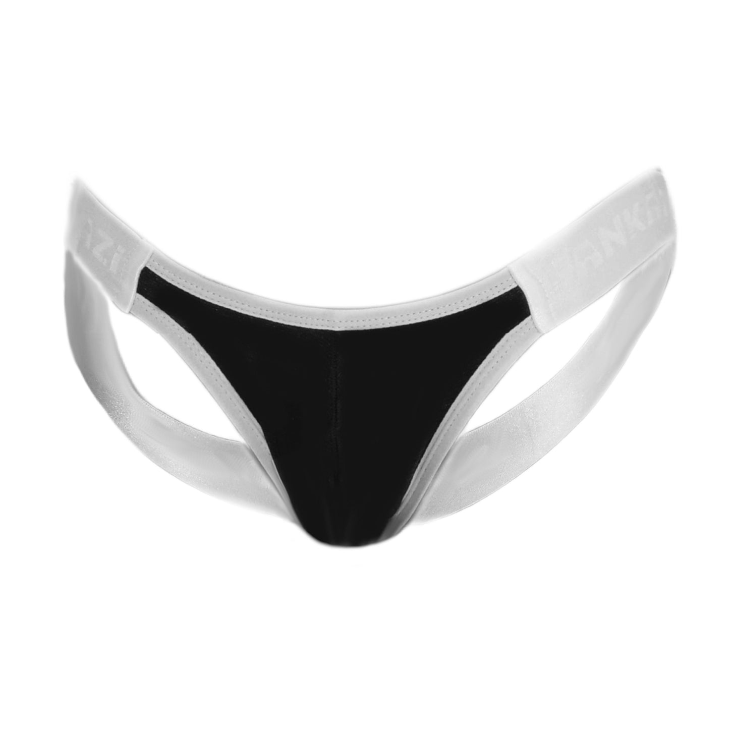 Open Butt Jockstrap Underwear Black
