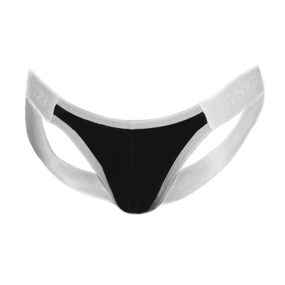 Open Butt Jockstrap Underwear Black