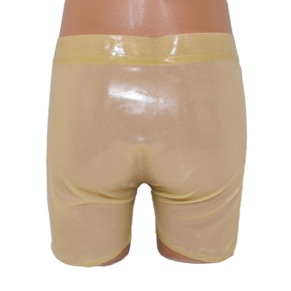 Latex Shorts mit Doppel-Reißverschluss/Innenbeutel  Sch