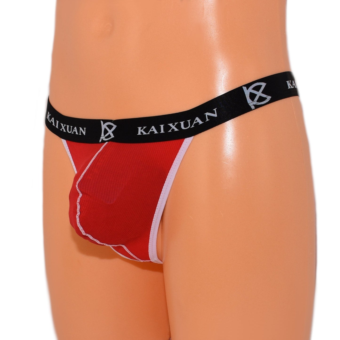 String for men farbiger Bund
