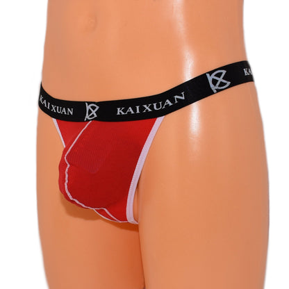 String for men farbiger Bund