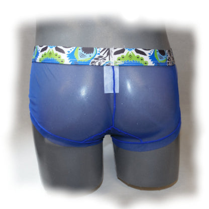 Panty For Man transparent mit mehrfarbigen Bund