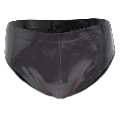Latex Slip mit aufblasbarem Popo Stöpsel Handgemacht