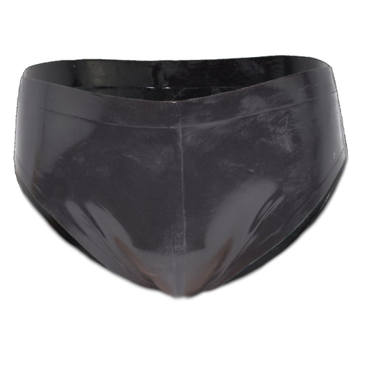 Latex Slip mit aufblasbarem Popo Stöpsel Handgemacht