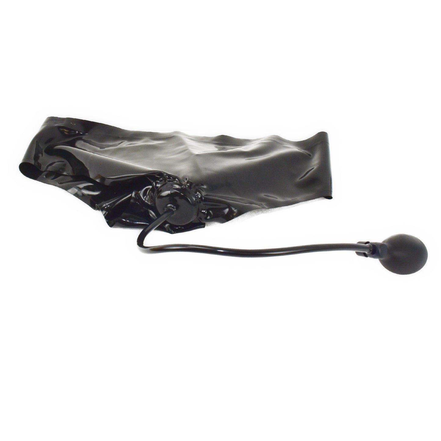 Latex Slip mit aufblasbarem Popo Stöpsel Handgemacht