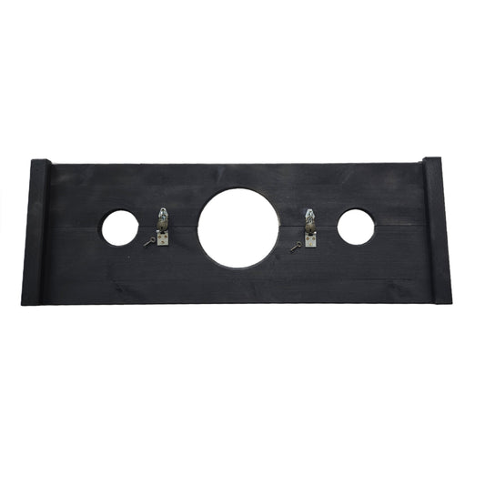 Pranger Halspranger, schwarz lackiert