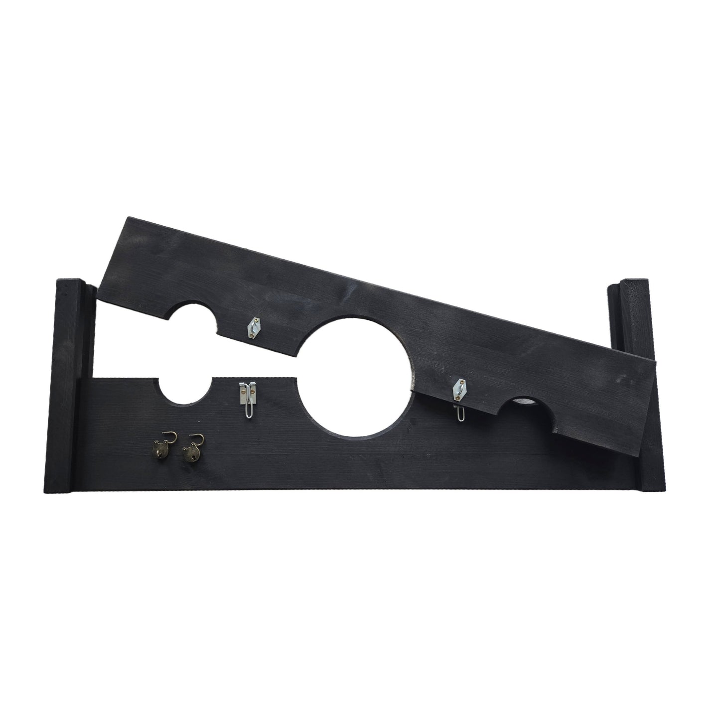 Pranger Halspranger, schwarz lackiert