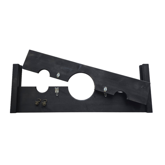 Pranger Halspranger, schwarz lackiert