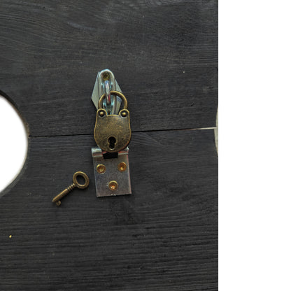 Pranger Halspranger, schwarz lackiert