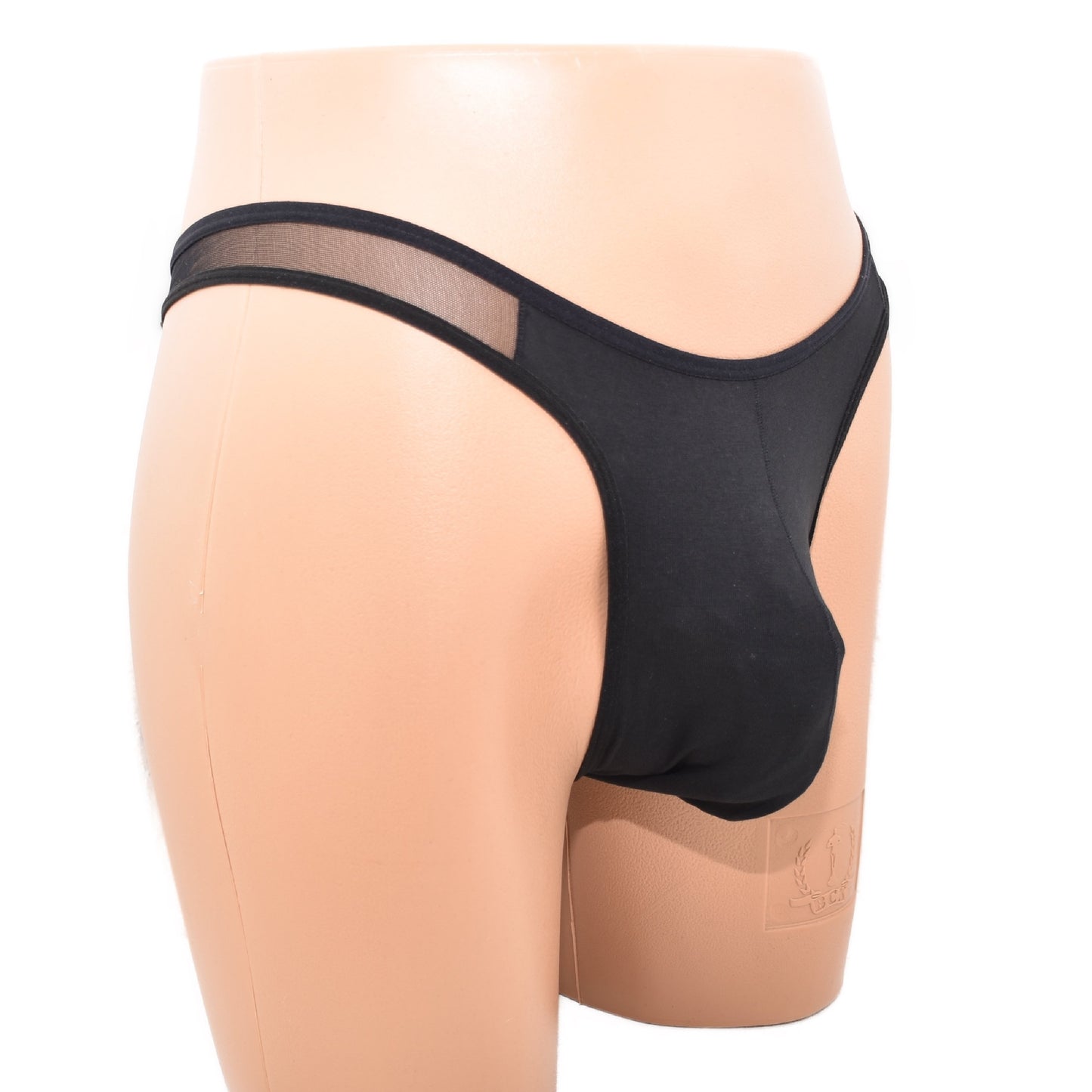 Men Pouch Transparent See Through Mesh Male String