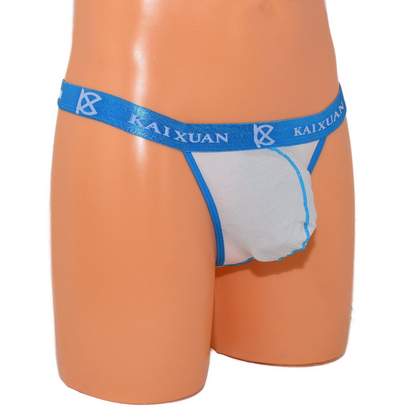 String for men, colored waistband