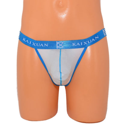 String for men, colored waistband