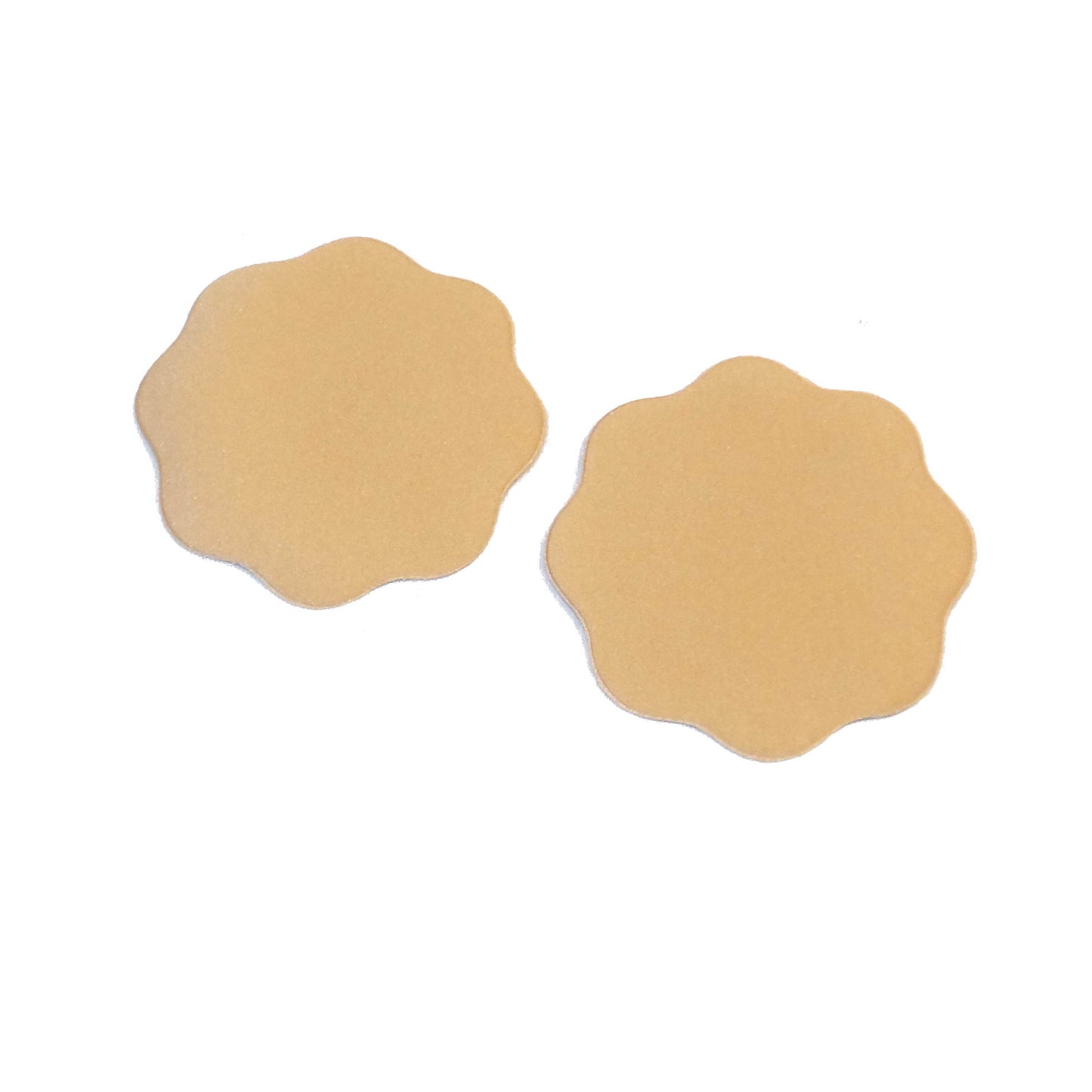 Nippelcover Aufkleber Hautfarbe Blumenform
