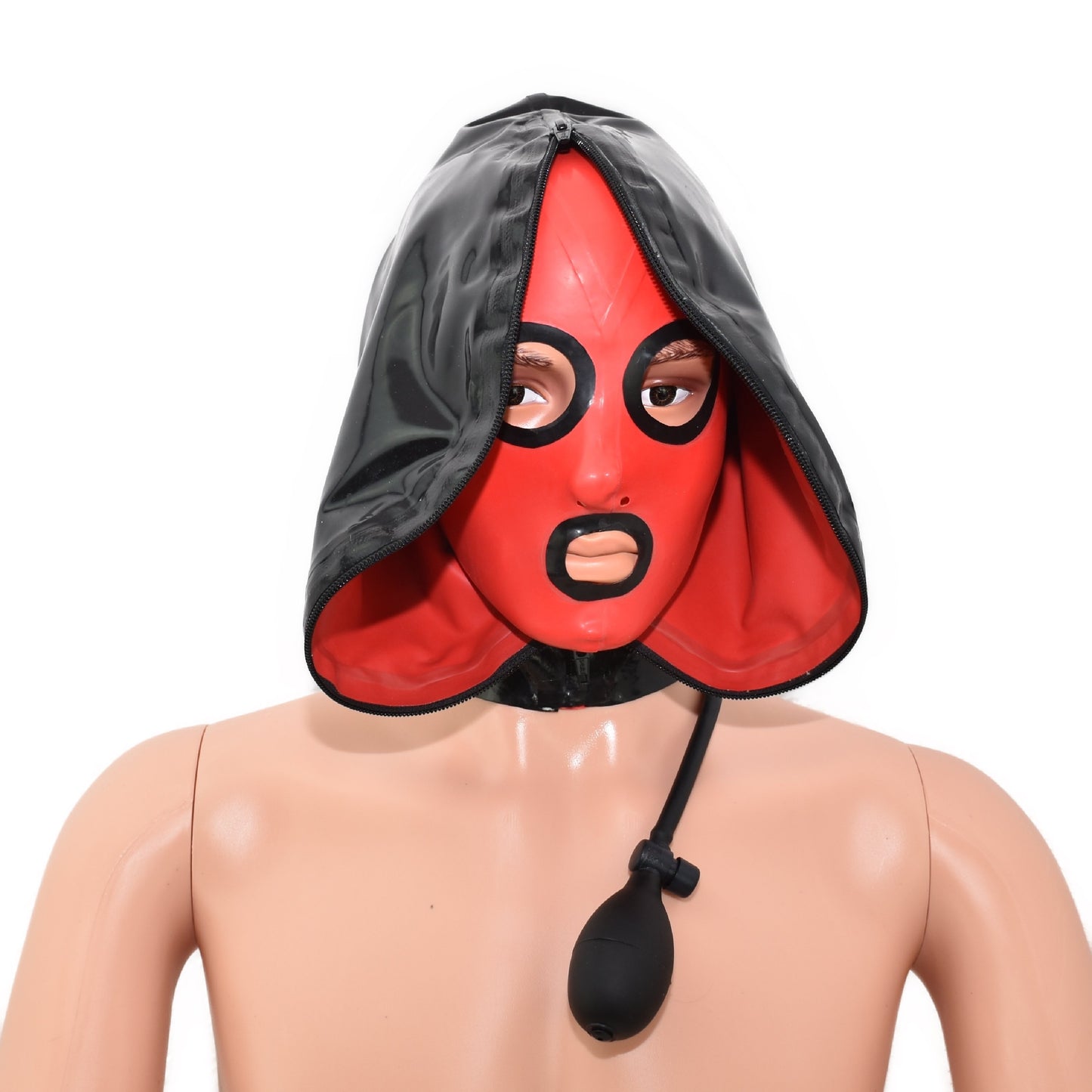 Latex Ballon-Maske zum Aufpumpen