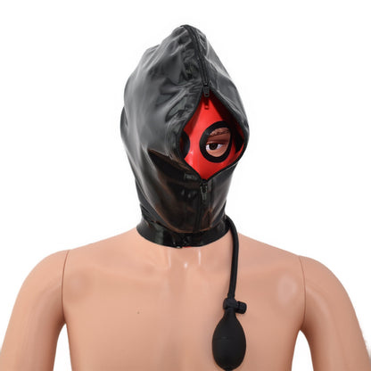 Latex Ballon-Maske zum Aufpumpen