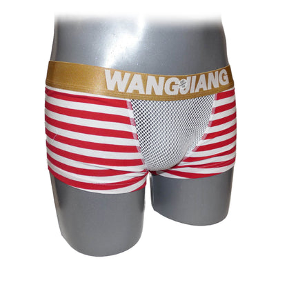 Boxer styliches Streifen-Design und mit betontem Beutel