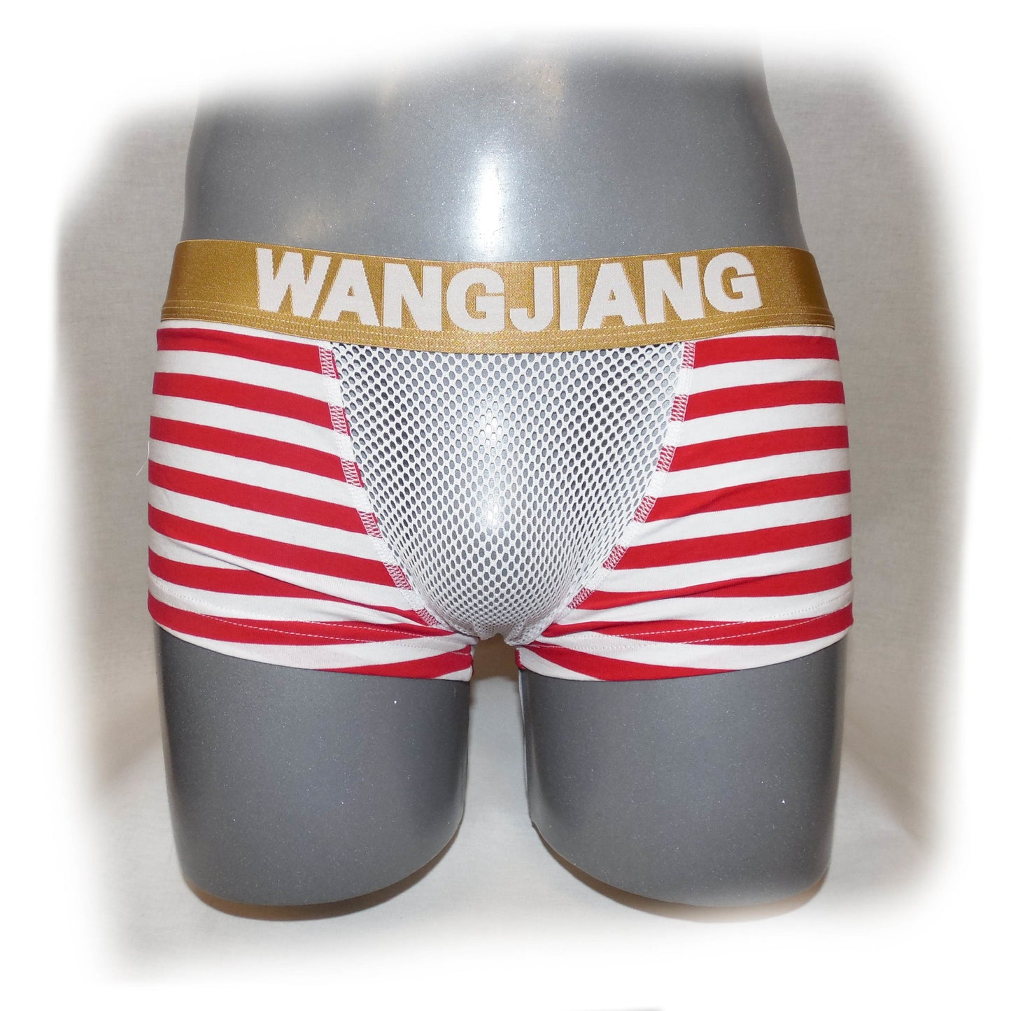 Boxer styliches Streifen-Design und mit betontem Beutel