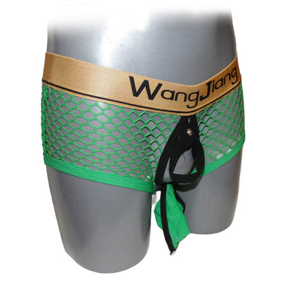 Boxer net design with front opening and holder