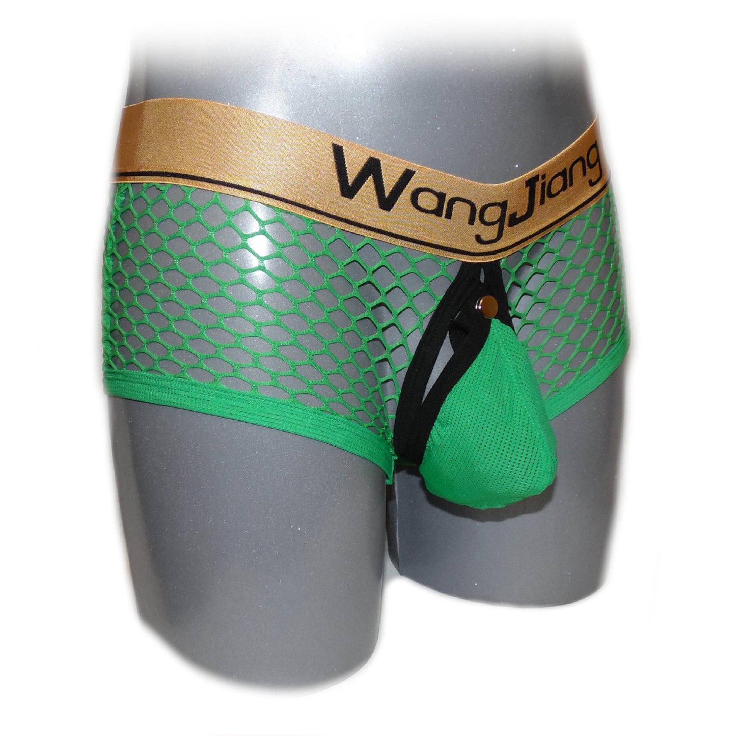 Boxer net design with front opening and holder