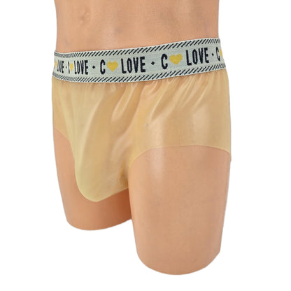 Latex Slip Transparent mit Rand