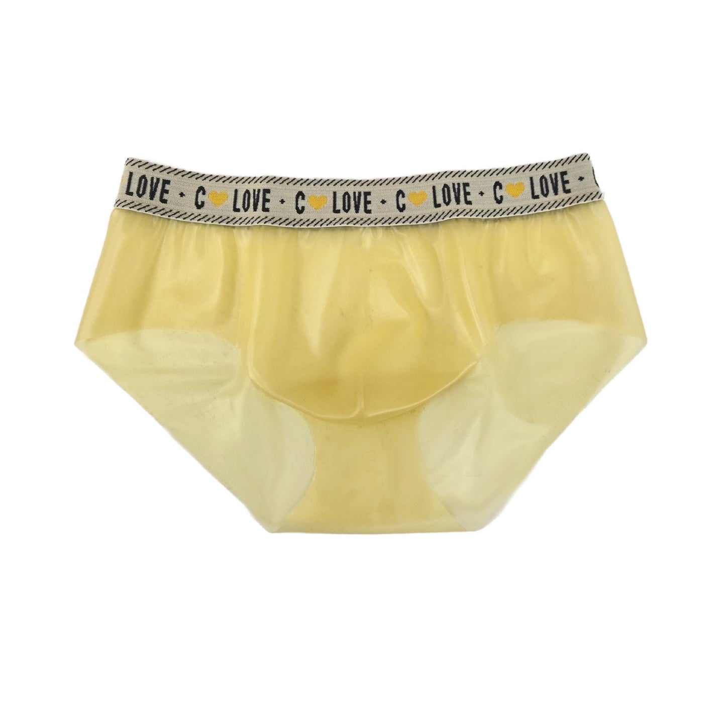 Latex Slip Transparent mit Rand