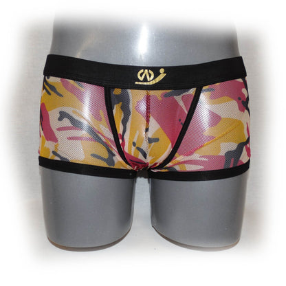 Boxer in stylischen Camouflagemuster