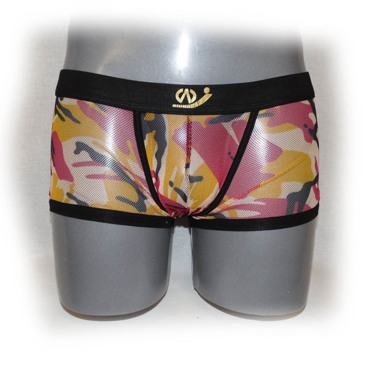 Boxer in stylischen Camouflagemuster