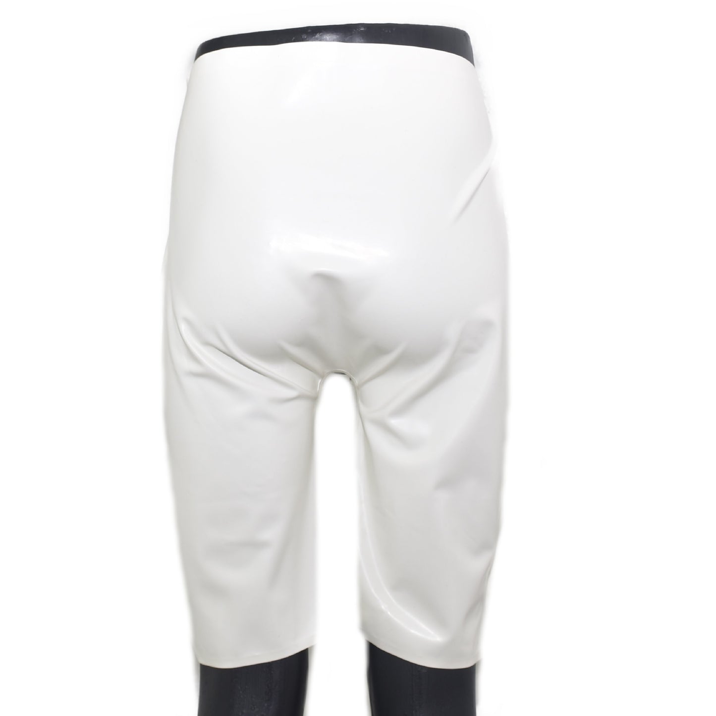 Latex Shorts Reißverschluss/Innenbeutel Druckknöpfe