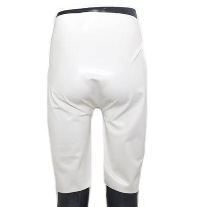 Latex Shorts Reißverschluss/Innenbeutel Druckknöpfe