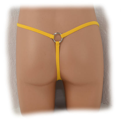 Padded push-up mini thong for more in the crotch