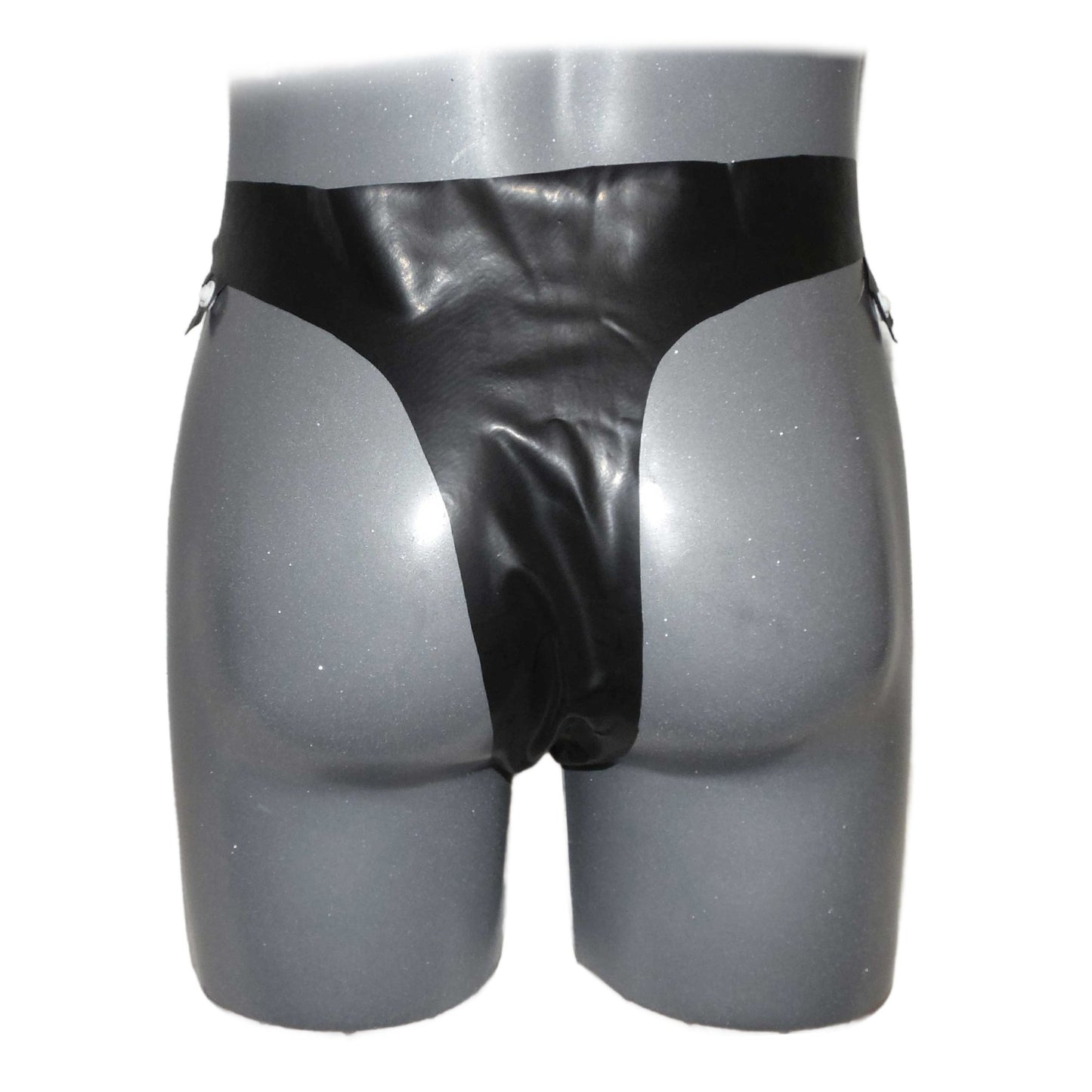 Latex  Rüsselslip ouvert seitlich zum öffnen 3 Knöpfe