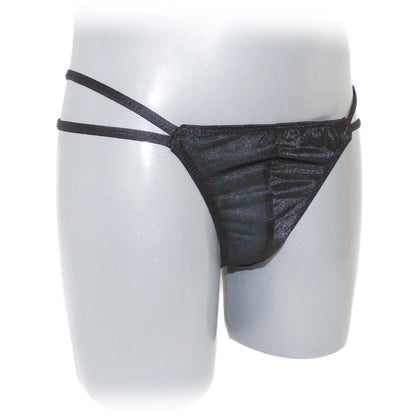 String Transparent mit 2 Seitenbändern