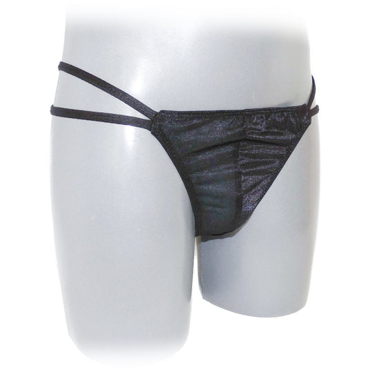 String Transparent mit 2 Seitenbändern