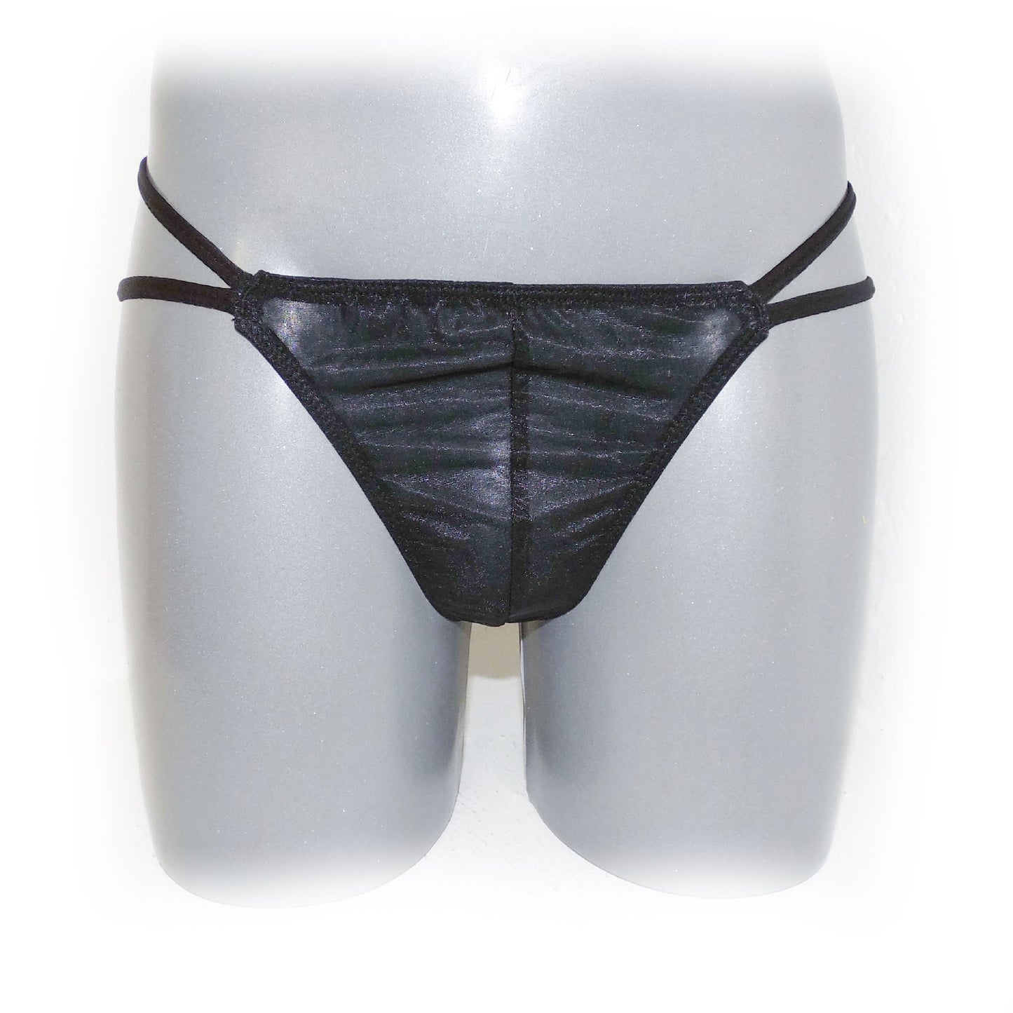 String Transparent mit 2 Seitenbändern