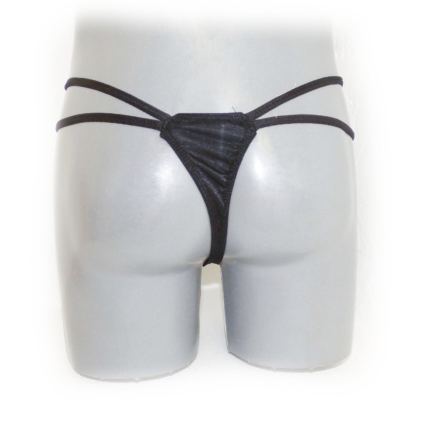 String Transparent mit 2 Seitenbändern