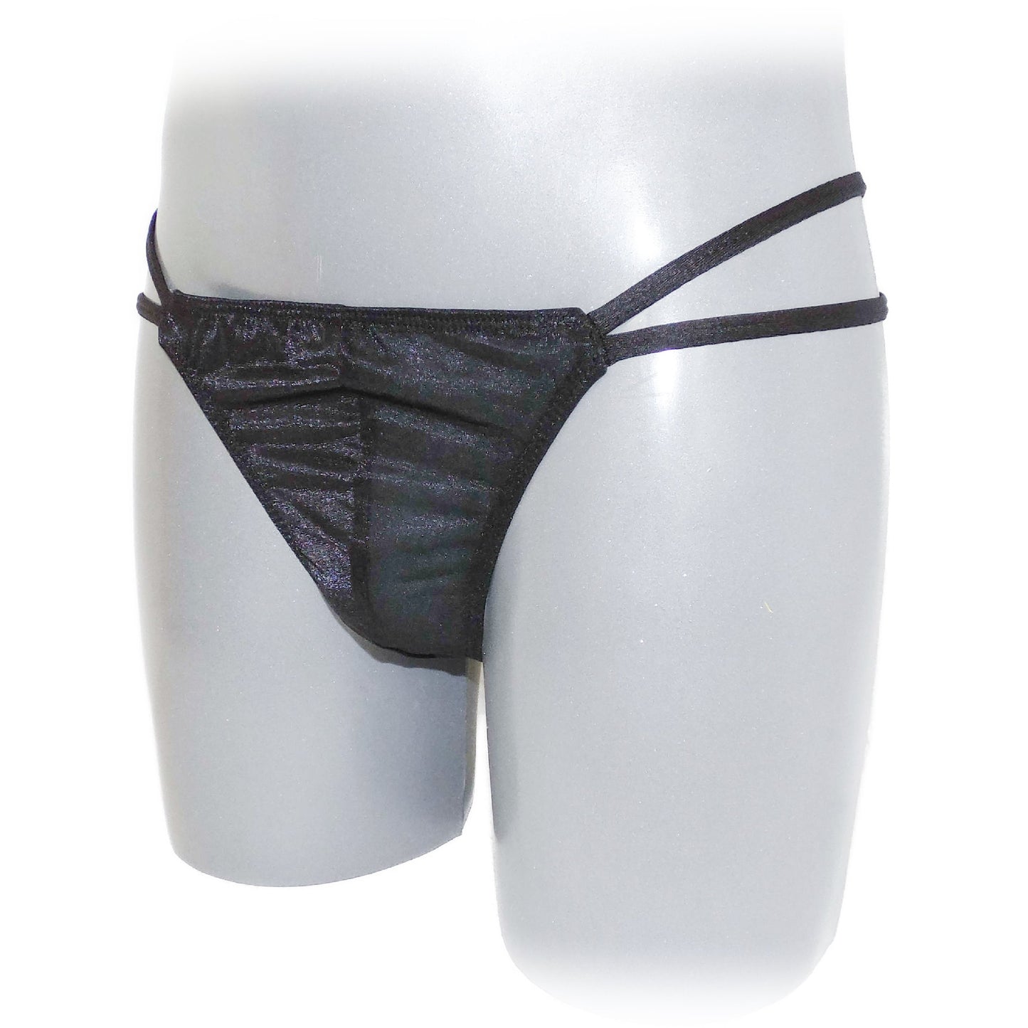String Transparent mit 2 Seitenbändern