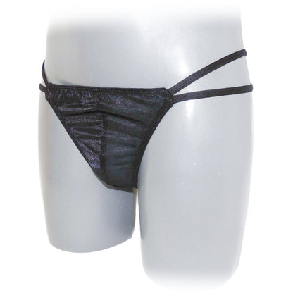 String Transparent mit 2 Seitenbändern