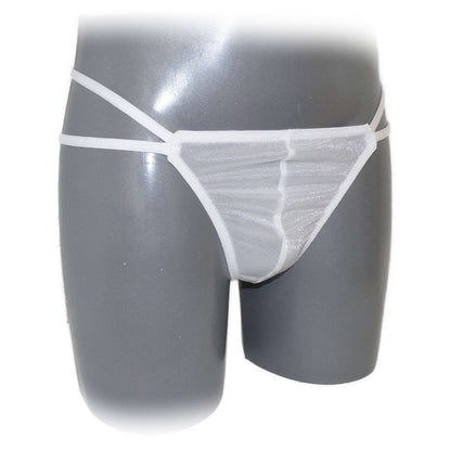 String Transparent mit 2 Seitenbändern