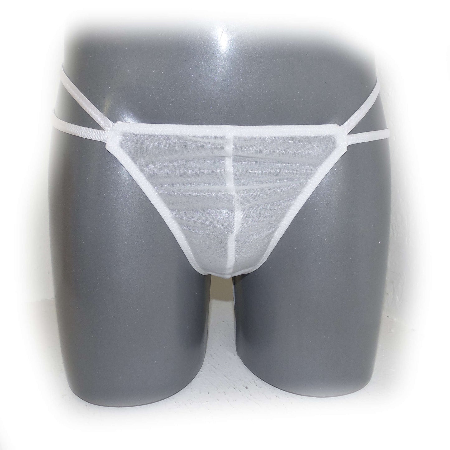 String Transparent mit 2 Seitenbändern