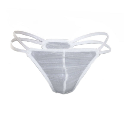 String Transparent mit 2 Seitenbändern