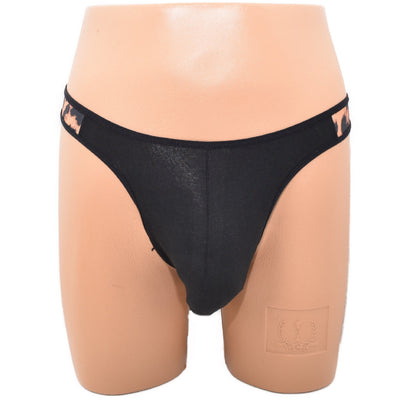 Men Pouch Transparent See Through Mesh Male String