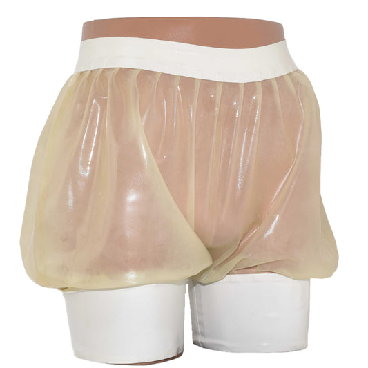 Latex Pluder-Hose mit festem Beinansatz