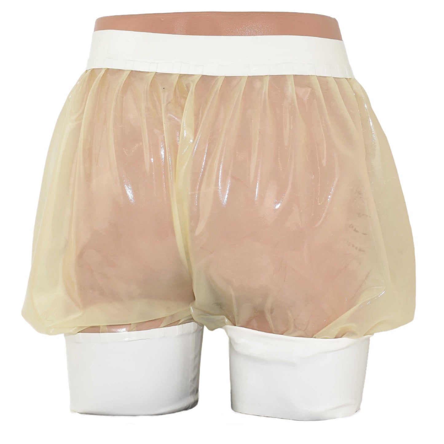 Latex Pluder-Hose mit festem Beinansatz