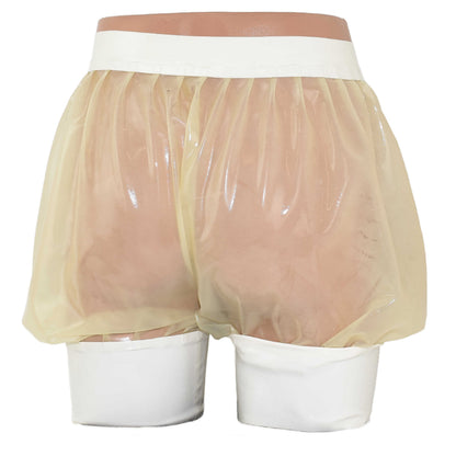 Latex Pluder-Hose mit festem Beinansatz