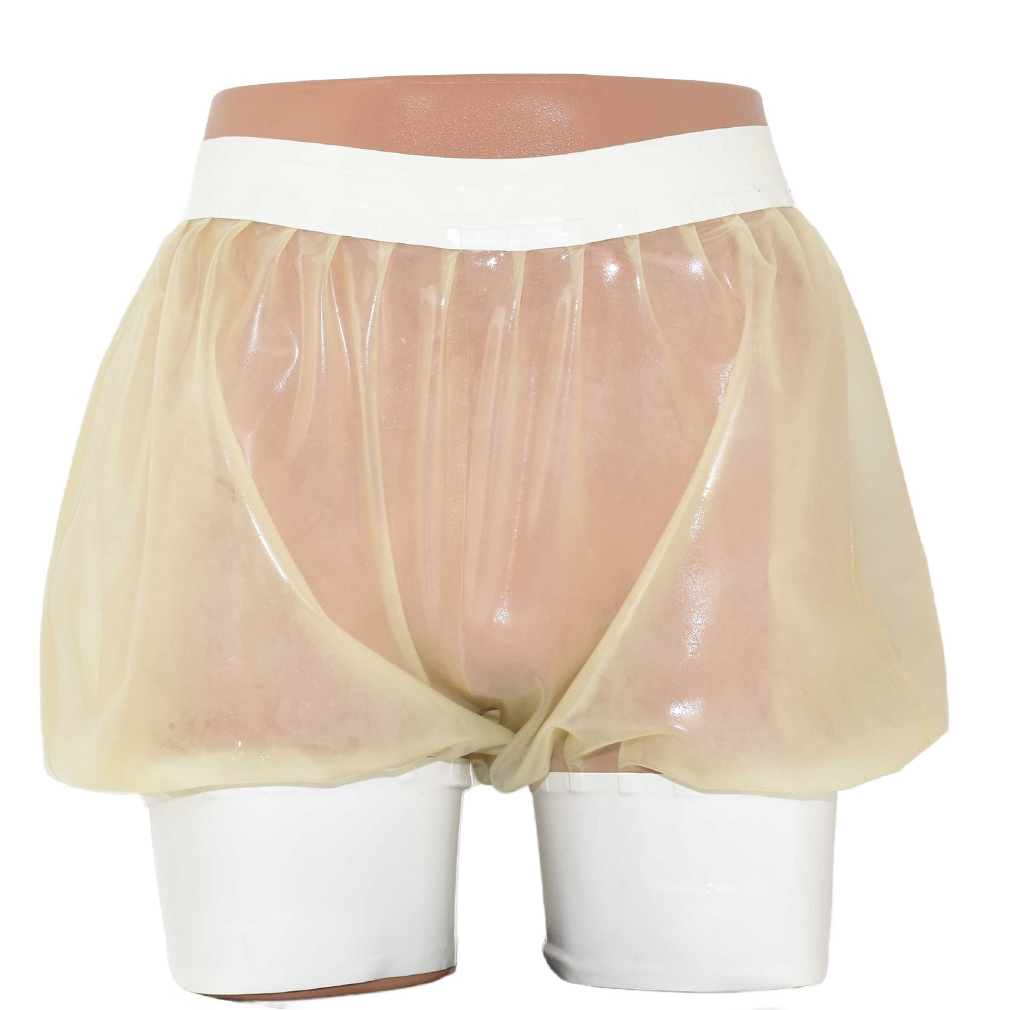 Latex Pluder-Hose mit festem Beinansatz