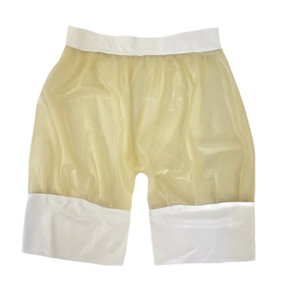 Latex Pluder-Hose mit festem Beinansatz