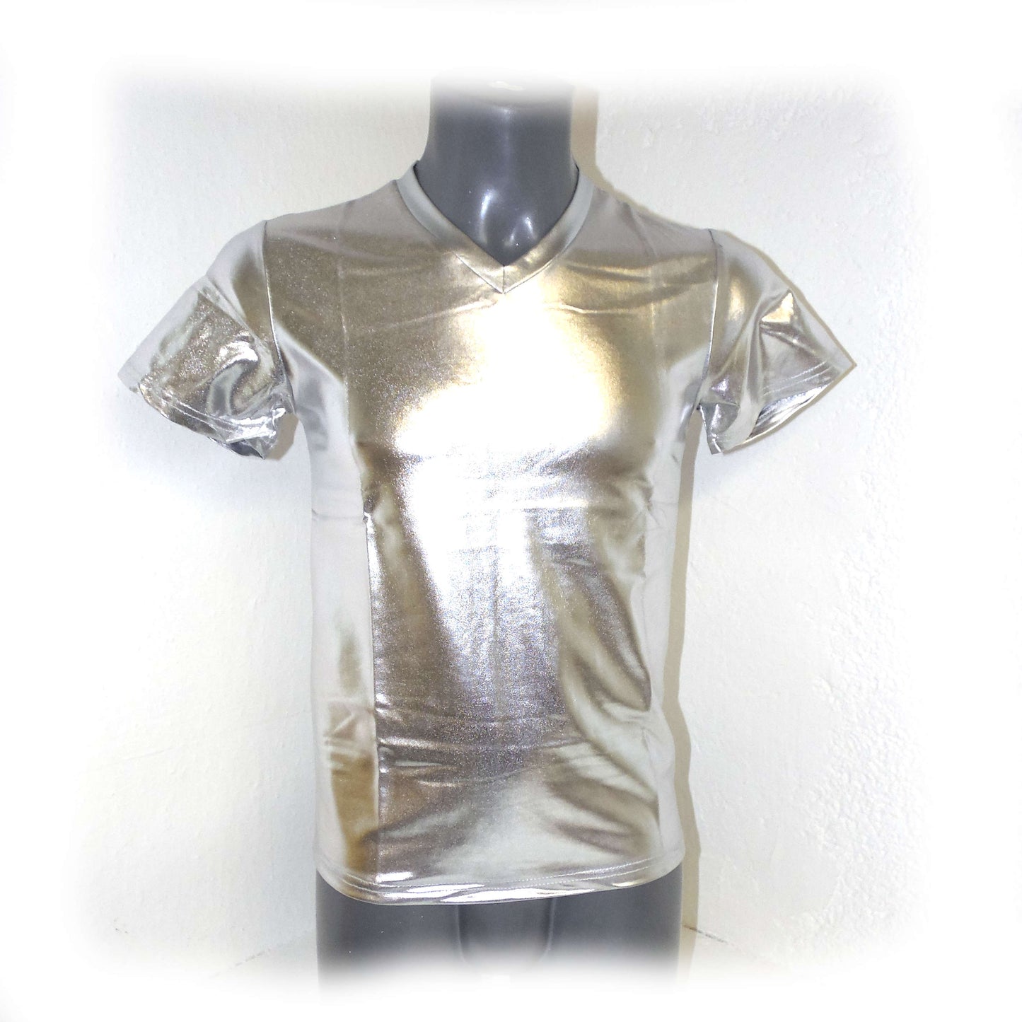 Slim stage jacket short sleeved casual T-shirt