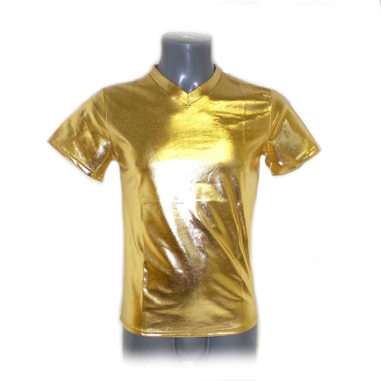 Slim stage jacket short sleeved casual T-shirt