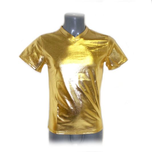 Slim stage jacket short sleeved casual T-shirt